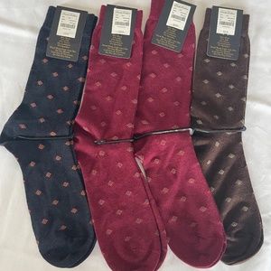 BNWT S/4 mens Brooks Brothers dress socks